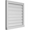 Ekena Millwork Vertical Surface Mount PVC Gable Vent: Functional, w/ 2"W x 2"P Brickmould Sill Frame, 24"W x 24"H GVPVE24X2403SF - alternate 2
